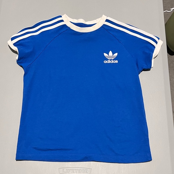 Adidas VTG 90s Trefoil Baby Tee - Picture 1 of 6